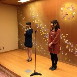 ウチの美人新入社員さんもあいさつしました。笑