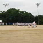 久礼大会　開会式 去年の優勝旗を返還☆