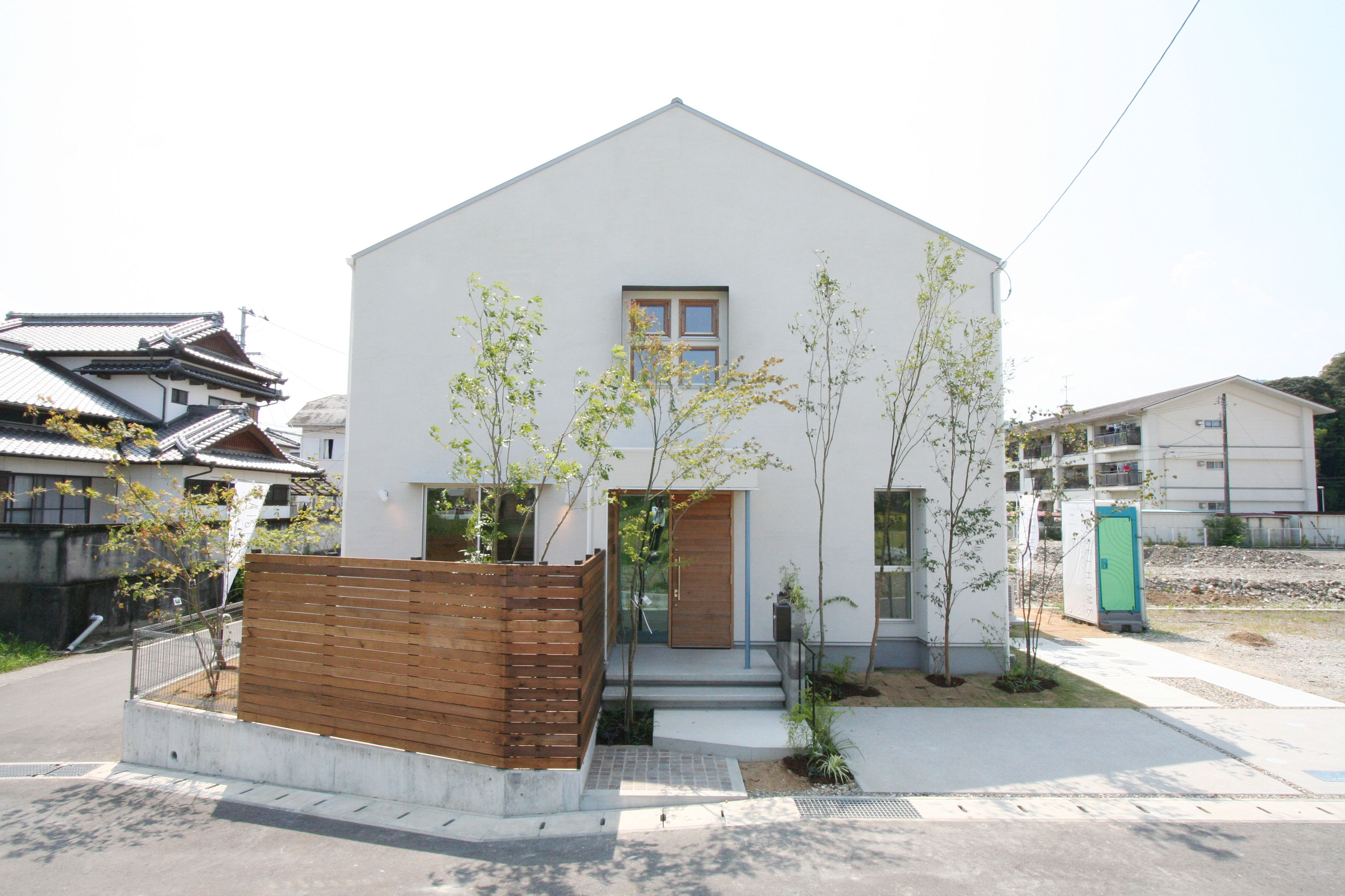 土佐市蓮池にオシャレな三角北欧のお家が完成 高知県の新築 注文