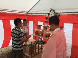 地鎮祭、タイセイホーム、新築、高知