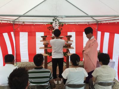 地鎮祭、タイセイホーム、新築、高知