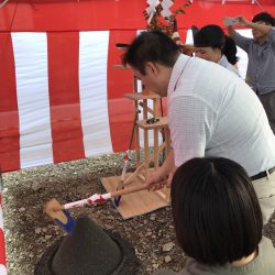 地鎮祭、タイセイホーム、新築、高知