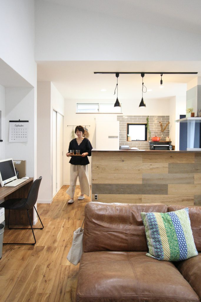 高岡郡津野町の男前インテリアが映える平屋のお家のnさま邸に ご入居後のお宅訪問 オーナー様その後 高知で設計士とつくる自然素材の提案型注文住宅 タイセイホーム