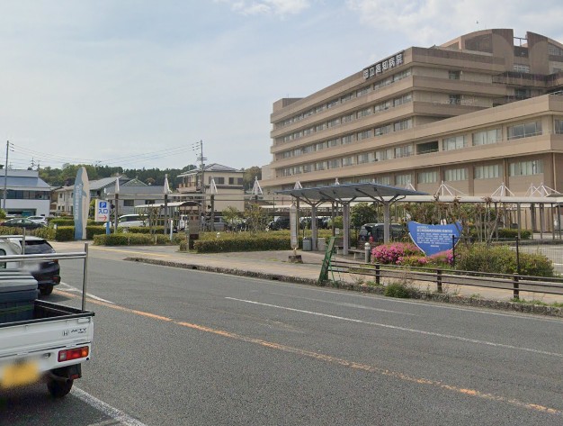 国立病院前バス停